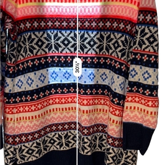 Old Navy Colorful Long Open Cardigan Size Large​​​​​​ - Picture 9 of 10